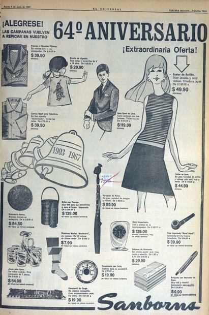 Anuncios de 1922, 1924... así se promocionaba Sanborns hace 100 años