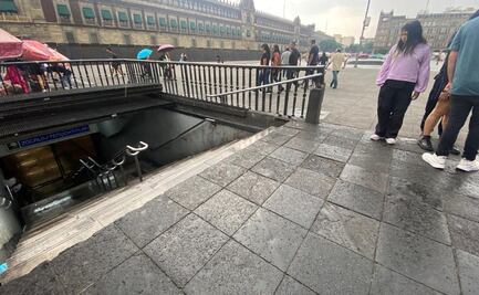 ¿La estación del Metro Zócalo se encuentra abierta hoy, domingo 12 de enero?