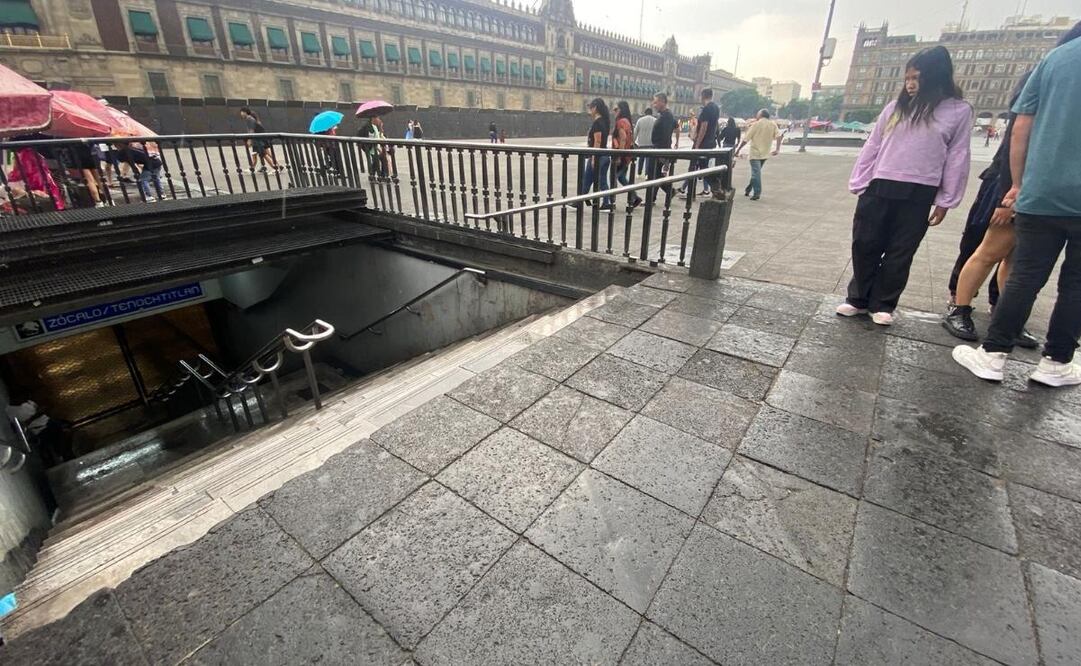 Estación Zócalo. Foto: Alberto Acosta/ EL UNIVERSAL