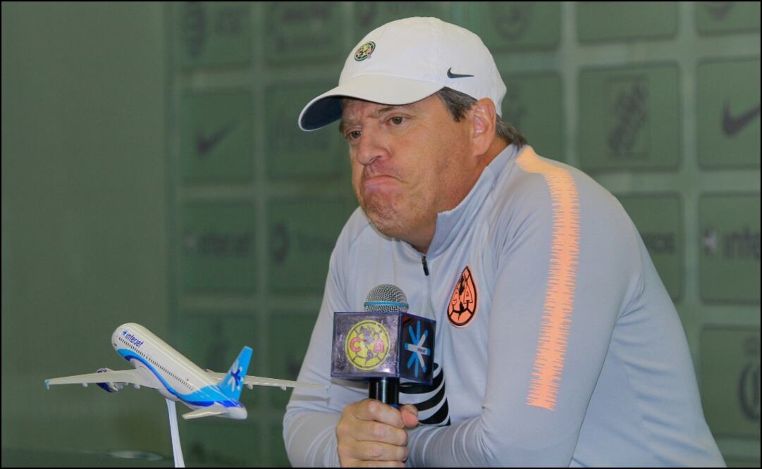 Miguel Herrera durante una conferencia de prensa | Imago7