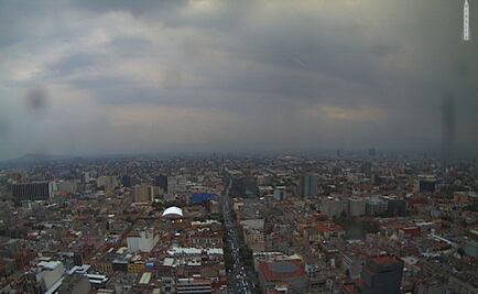 Se registra lluvia ligera en zona sur de la CDMX