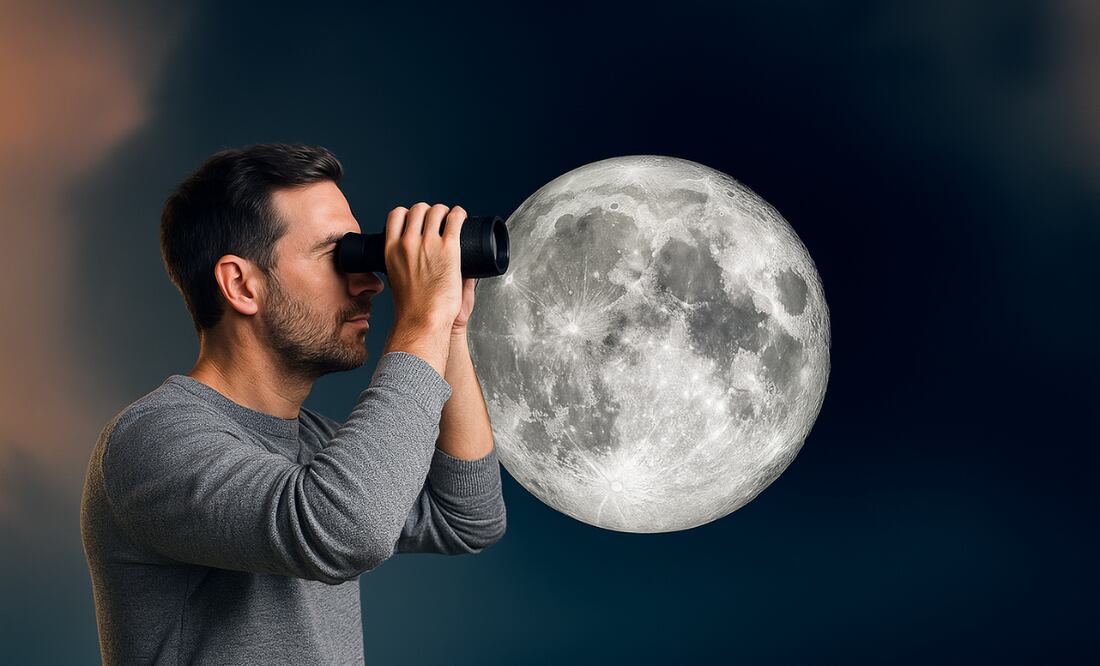 Conoce los mejores consejos y tips para ver la Superluna del Castor de noviembre 2025 será la luna más grande del año. Foto: Creada con IA (ChatGPT)