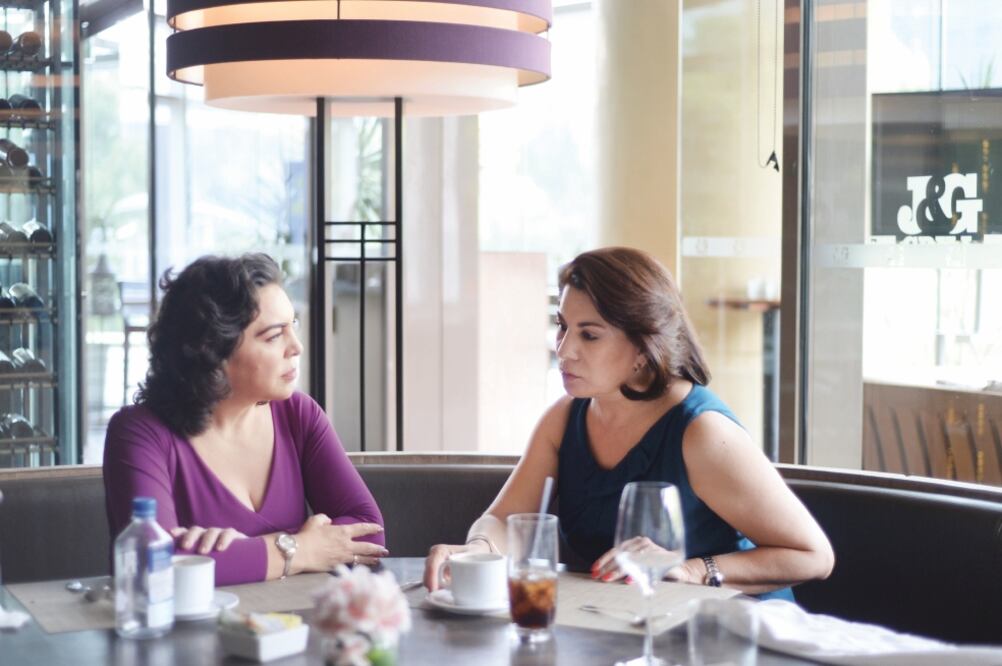 Ivonne Ortega, ex gobernadora de Yucatán y aspirante presidencial, se reunió con Lorena Martínez, ex candidata al gobierno de Aguascalientes quien en breve será nombrada dirigente del Movimiento Territorial del PRI. (ESPECIAL)