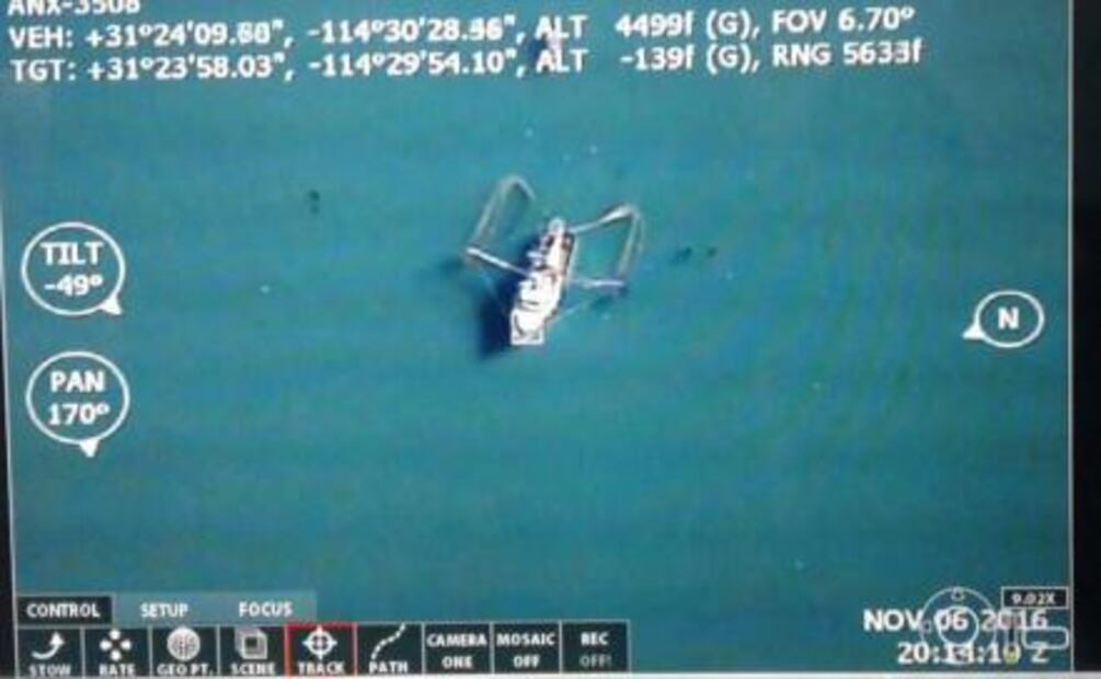 Aseguran buque en área de protección de la vaquita marina