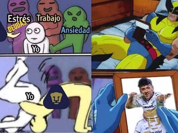Los errores de Pumas provocan grandes memes tras empatar ante Toluca