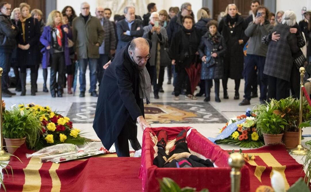 El último adiós a Bernardo Bertolucci. Foto: EFE 