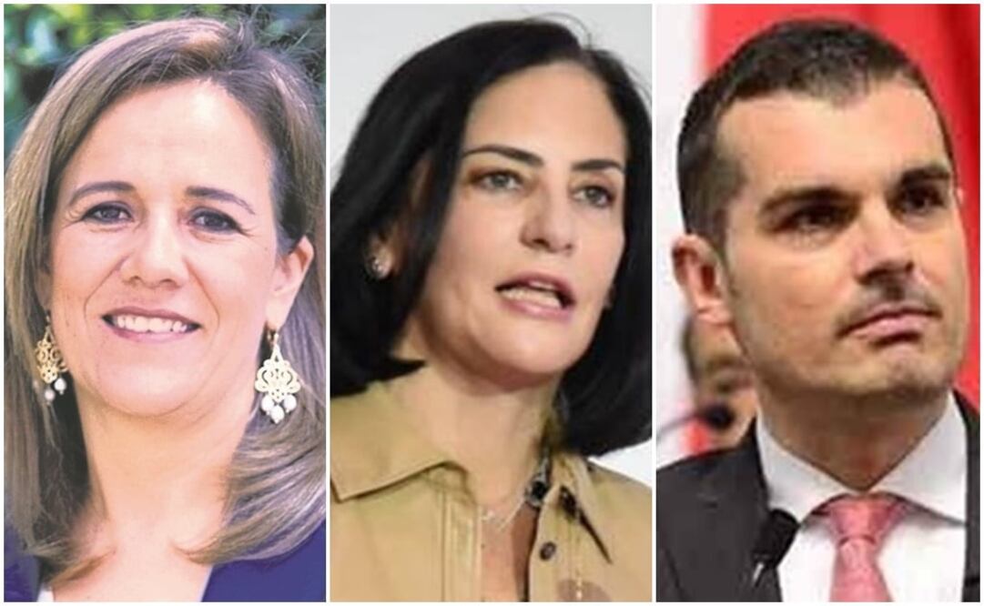 Margarita Zavala, Lía Limón y Jorge Triana. Foto: Archivo/EL UNIVERSAL