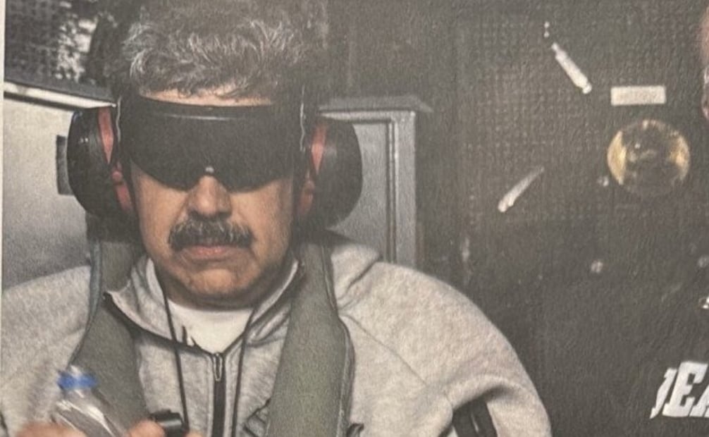 Nicolás Maduro, a bordo del USS Iwo Jima. Foto: Truth Social