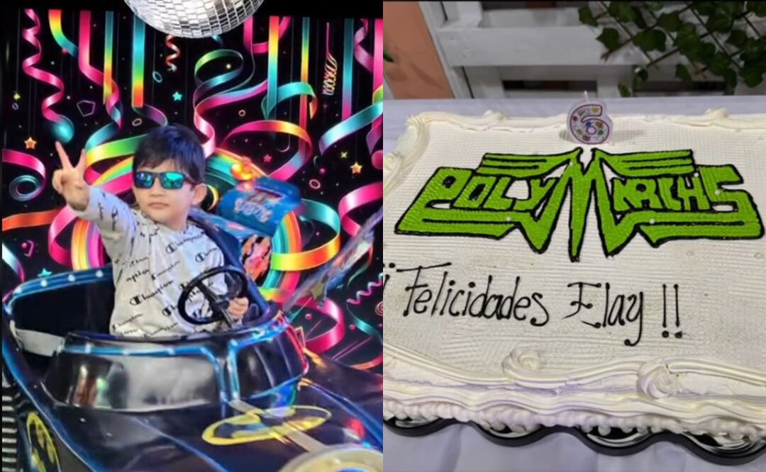 Un pequeño de 6 años sorprendió a todos en redes sociales por ser gran admirador de Sonido Polymarchs. Foto: TikTok