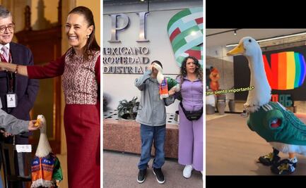 De Palacio Nacional a las oficinas de Netflix; el increíble tour del pato Merlín por México