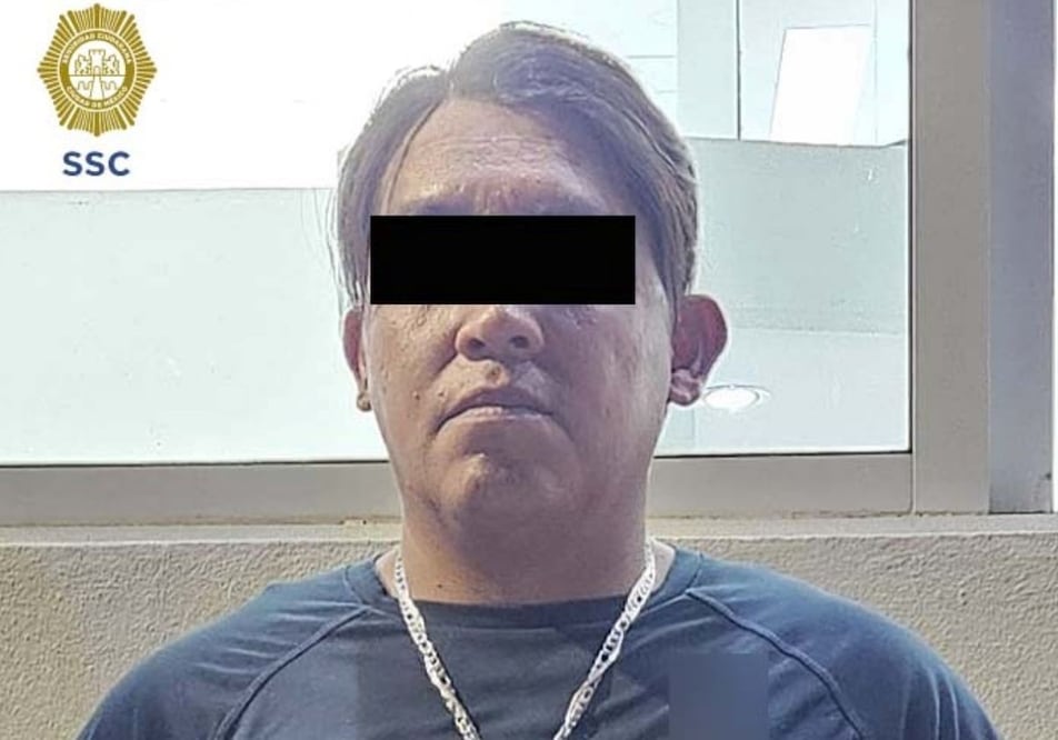 Detienen a hombre por su presunta participación en un robo a una casa en la colonia Roma Norte. Foto: Especial