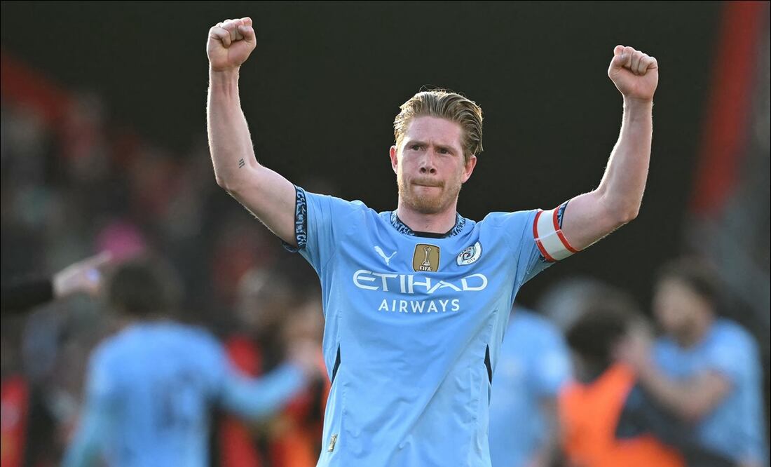 Kevin de Bruyne se despide del Manchester City / Foto: AFP