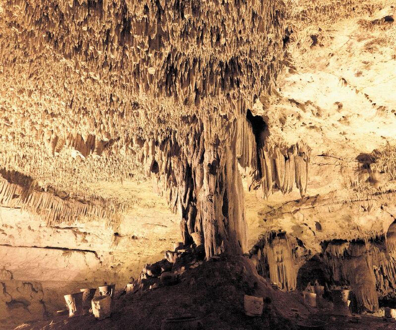 Imagen de la cueva Balamkú, en Chichén Itzá, que recie ntemente redescubrie ro n especialistas del GAM. Fotos/CORTESÍA PROYECTO GRAN ACUÍFERO MAYA/ KARLA ORTEGA