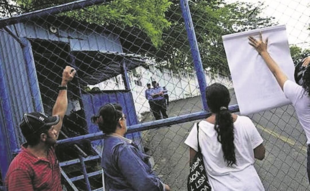 Nicaragüenses pidieron en 2018 la libertad de sus hijos en Managua a la salida de El Chipote