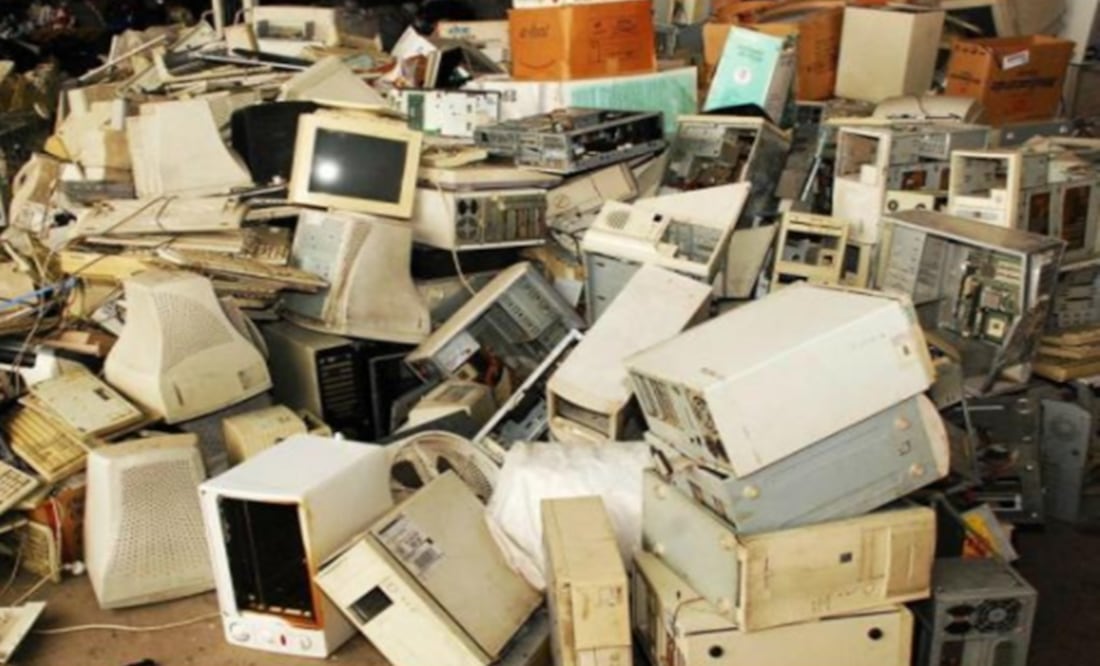 Mexico generates roughly 1,032 million metric tons of electronic waste annually – Photo: File photo/EL UNIVERSAL