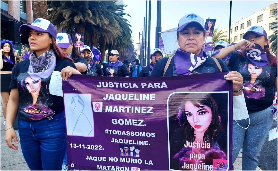 La señora mariana exige justicia por su hija Jaqueline Martínez/ EL UNIVERSAL