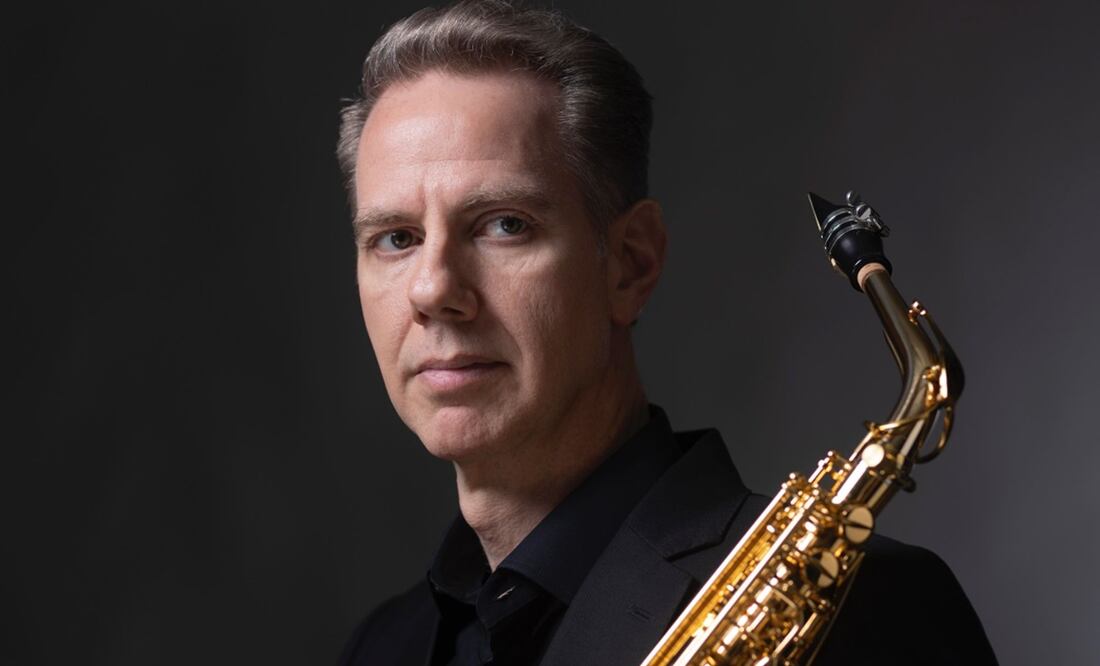 Timothy McAllister, saxofonista de la Sinfónica de Minería.
Foto: Spinto