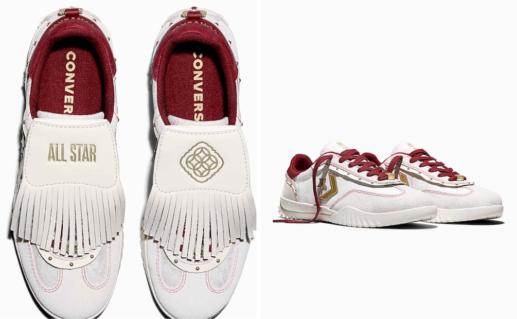 Converse reinventa sus siluetas con detalles inspirados en el Caballo del zodiaco chino. Foto: Cortesía Converse