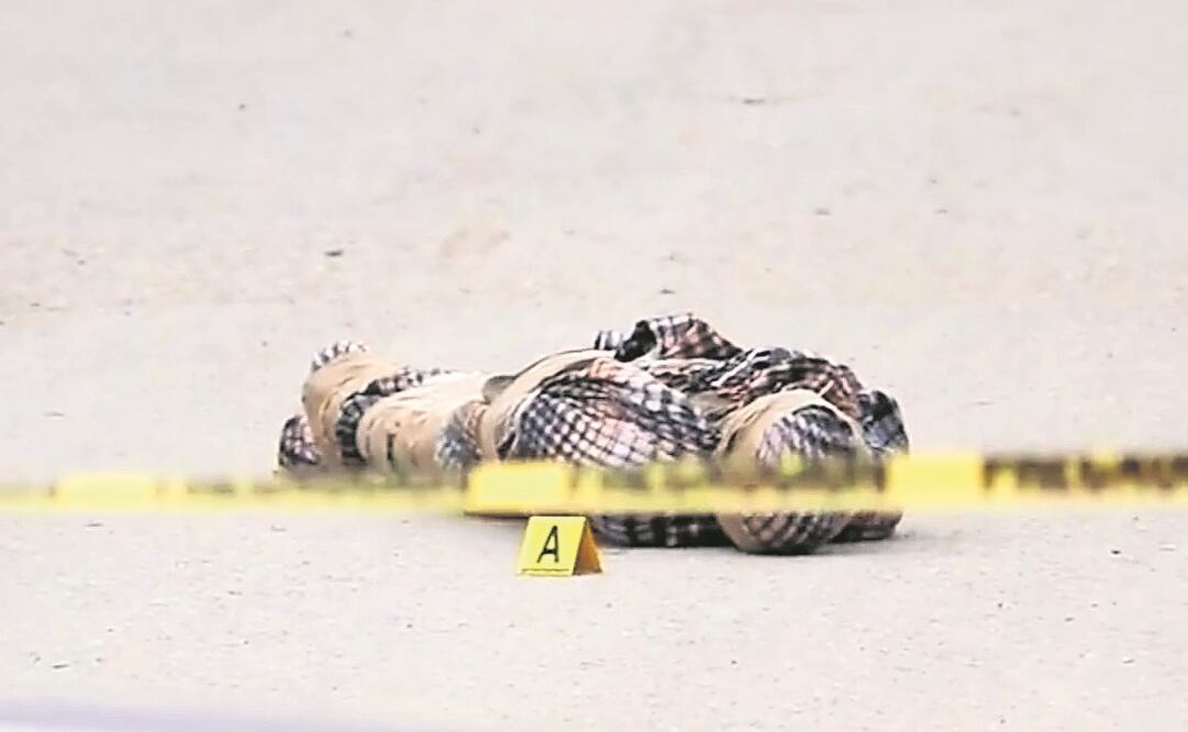 Los cuerpos encobijados fueron dejados sobre la carretera federal número 54.