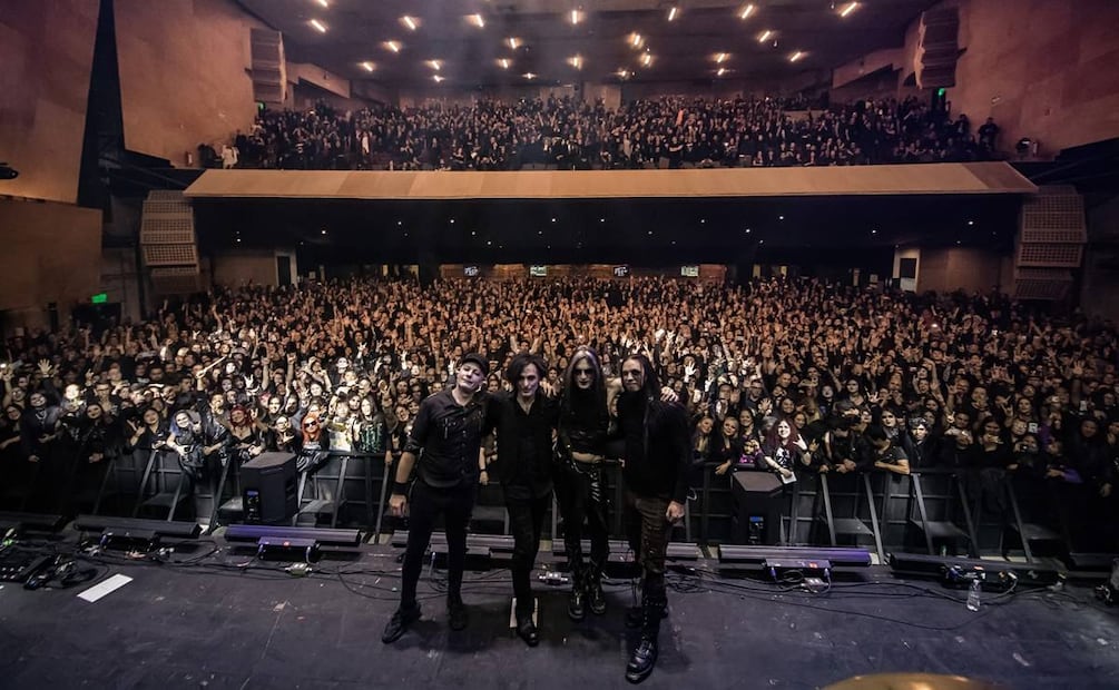 London After Midnight en el Auditorio BB en la Ciudad de México.
Foto: Germán García para Dilemma Entertainment.