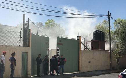 Se registra incendio en fábrica de cerillos en Tlalnepantla 
