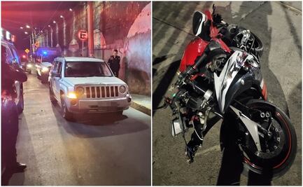 Camioneta embiste a motociclistas y pierden extremidades en M. Contreras