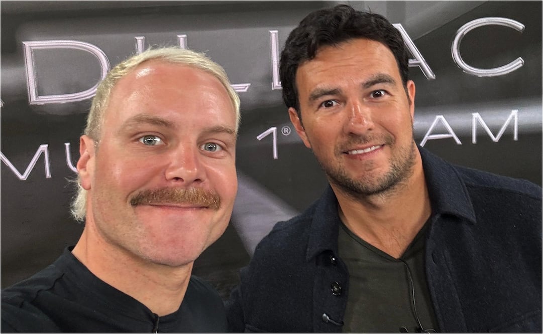 Bottas y Checo Pérez serán coequiperos en la nueva escudería Cadillac. FOTO: @Cadillac_F1