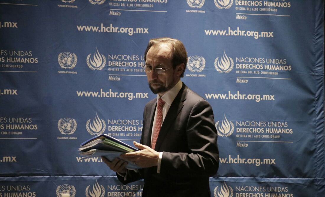 Zeid Ra'ad Al Hussein ofreció una conferencia de medios./Alejandra Leyva/ EL UNIVERSAL