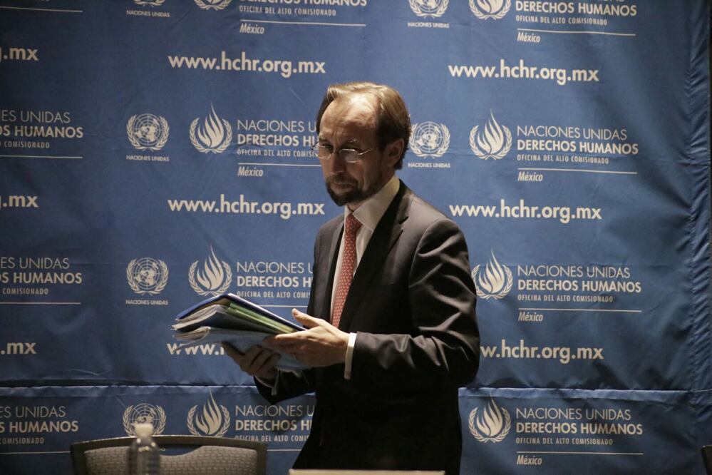 Zeid Ra'ad Al Hussein ofreció una conferencia de medios./Alejandra Leyva/ EL UNIVERSAL