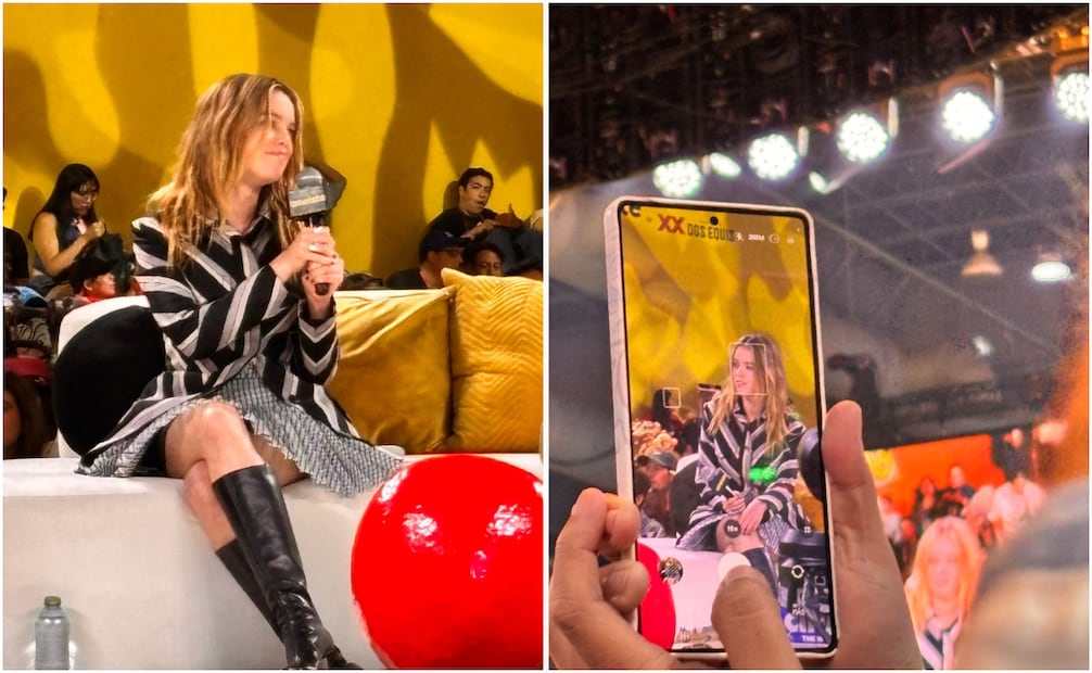 La actriz Milly Alcock, quien protagoniza a Supergirl, causó conmoción durante su participación en el Omelette Stage. Foto: Andrea Oliva