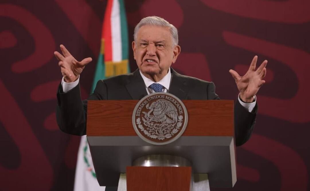 El Presidente dijo que ese tipo de publicaciones son una campaña en contra de su gobierno por las elecciones en México y Estados Unidos. Foto: Gabriel Pano / EL UNIVERSAL