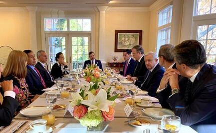 AMLO y equipo afinan detalles previo a inicio de reunión trilateral; "¡Listos!" escribe en redes Tatiana Clouthier