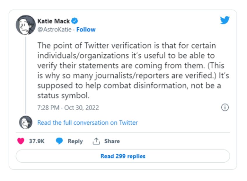 Usuarios de Twitter no quieren pagar por verificación de perfil 