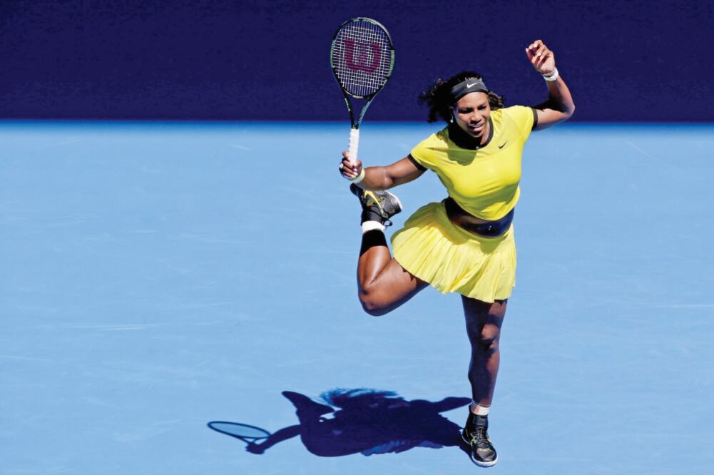 Williams, con una vestimenta 'suigéneris', dio el primer paso (MAST IRHAM. EFE)