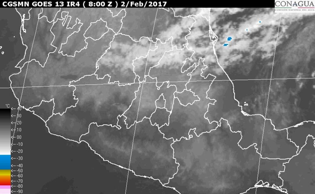 Se prevé potencial de lluvia sobre el Valle de México