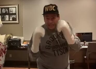 Sulaimán da tips para boxear en casa en la cuarentena por el coronavirus