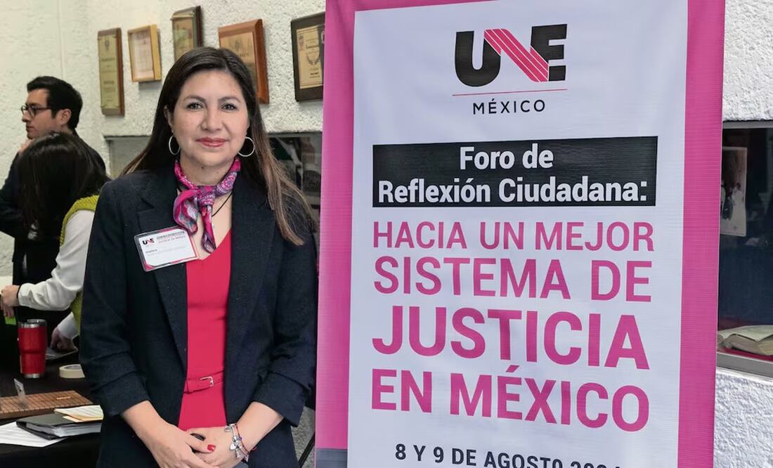 En la manifestación del lunes, la jueza de Distrito señaló que “este diálogo es nuestra última trinchera pacífica”. Foto: Cuartoscuro