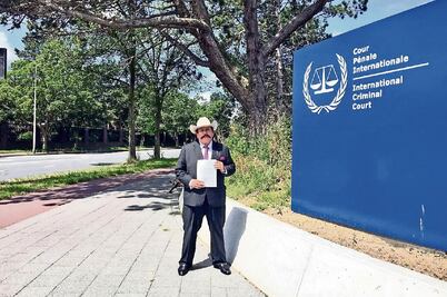 Denuncian en Corte Penal Internacional a gobernador