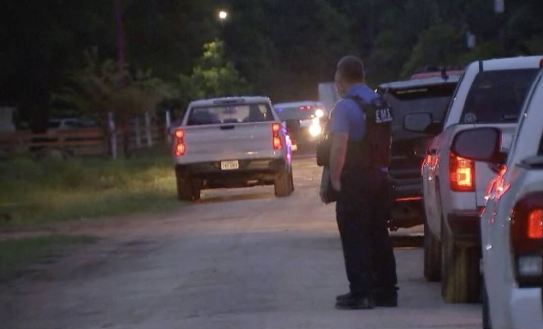 Tiroteo en Texas, durante la madrugada del sábado 29 de abril. Un mexicano, el sospecho del crimen. Foto: KTRK