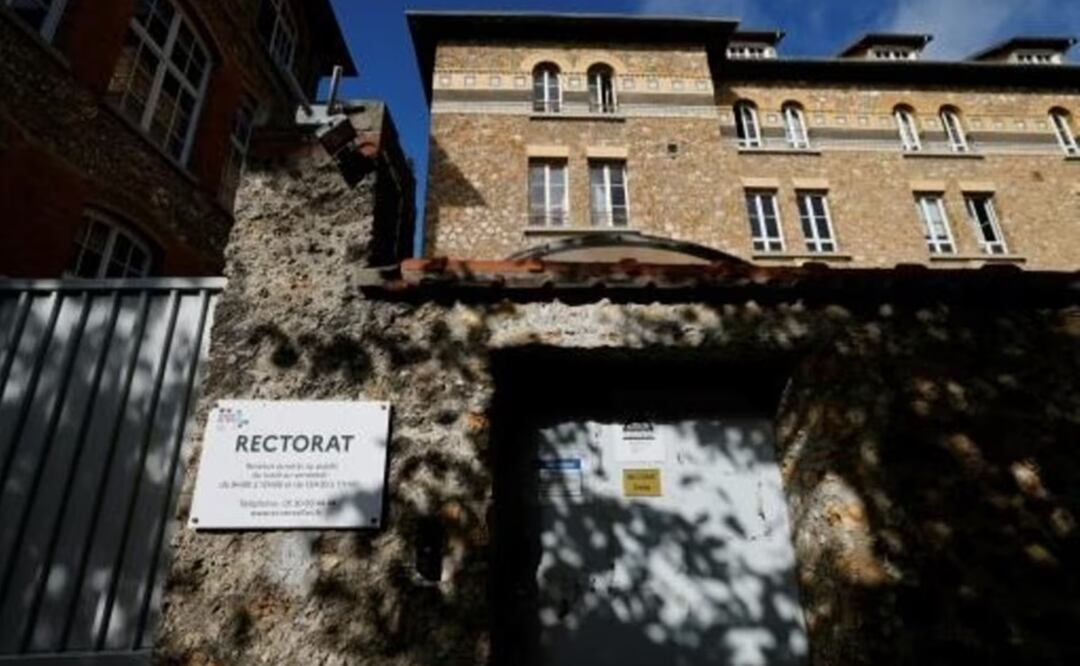 El edificio del Rectorado de la Academia de Versalles (Autoridad Educativa), ubicado al oeste de París, en una imagen del 18 de septiembre de 2023. Foto: AFP