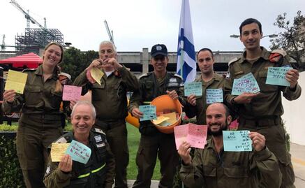 "Gracias por venir a ayudar", dicen niños mexicanos a rescatistas israelíes