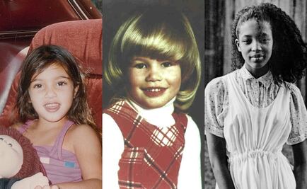 Conoce a las celebridades cuando eran niñas