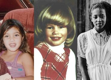 Conoce a las celebridades cuando eran niñas