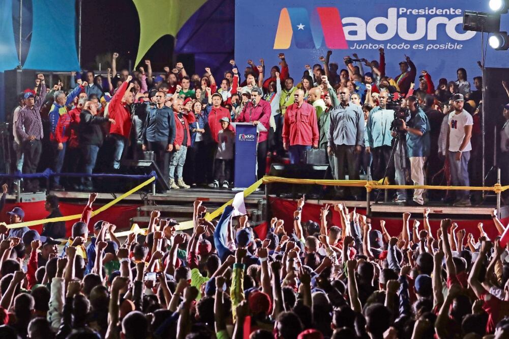 El presidente venezolano, Nicolás Maduro, ganó el domingo pasado un segundo mandato en medio de la polémica. Foto: MIGUEL GUTIÉRREZ. EFE
