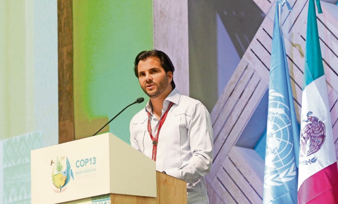 Rafael Pacchiano, secretario de Medio Ambiente y Recursos Naturales, participó en la inauguración de la COP13 (ALONSO CUPUL. EFE)