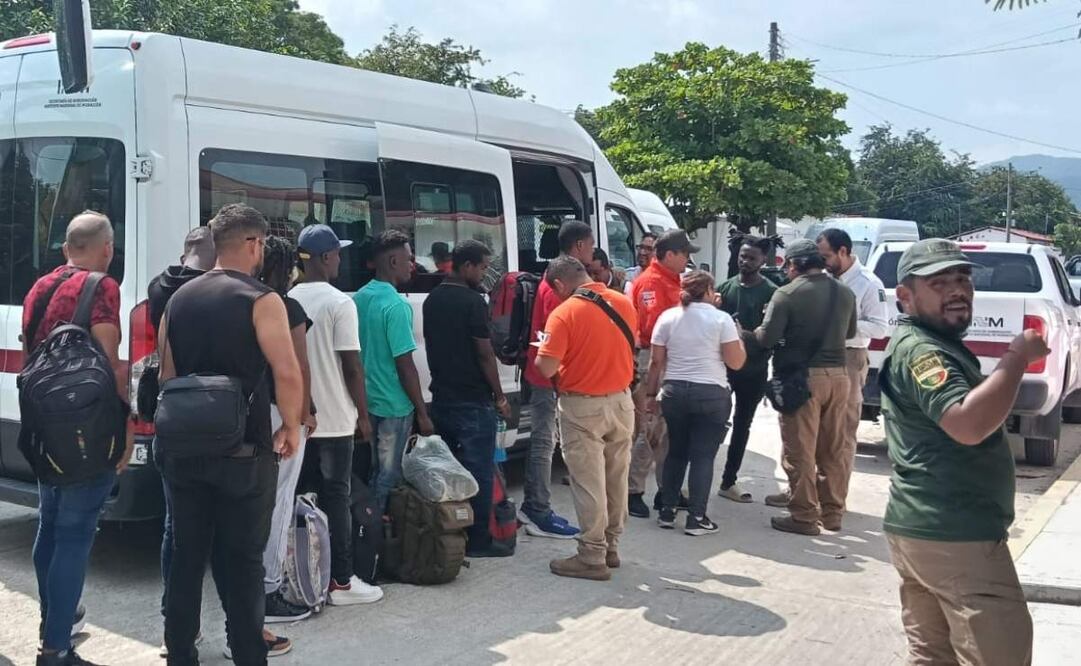 Se disuelve caravana migrante "Por la libertad" (21/10/2025). Foto: Especial