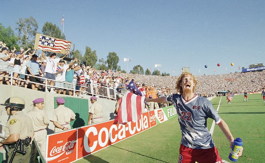 Alexi Lalas en la Copa del Mundo 1994 / Foto: AP