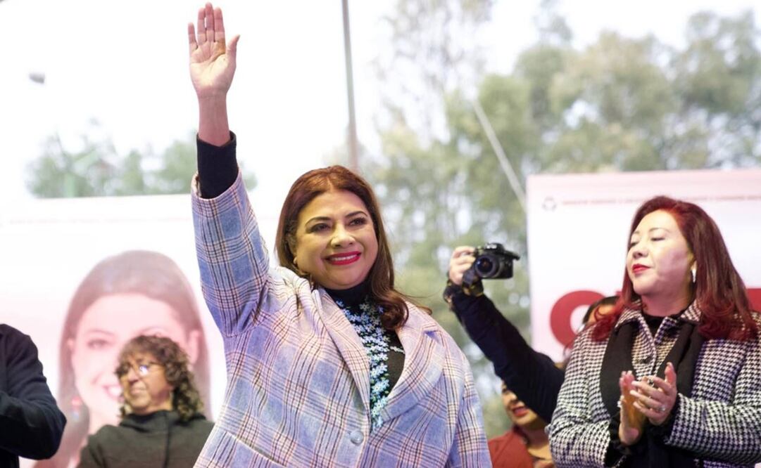 Durante un encuentro que sostuvo en Santa Cruz Xochitepec, la precandidata dijo que se deben valorar las tradiciones de los pueblos originarios que tiene la capital. Foto: Especial