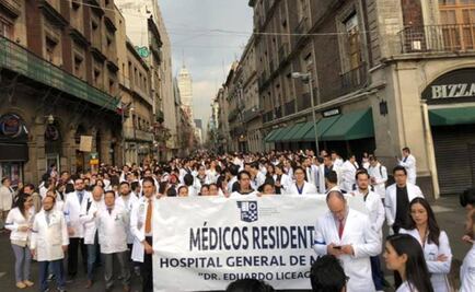 CNDH pide medidas cautelares ante paro activo de médicos residentes