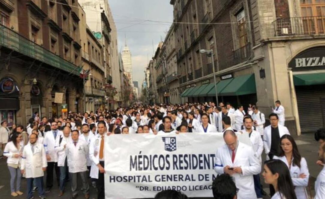 CNDH pide medidas cautelares ante paro activo de médicos residentes